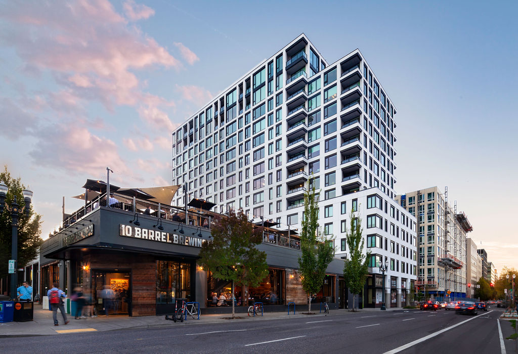 The Rodney Apartments in downtown Portland, OR by photographer Cheryl McIntosh